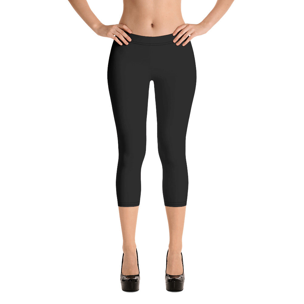 Curetaje Black Capri Leggings