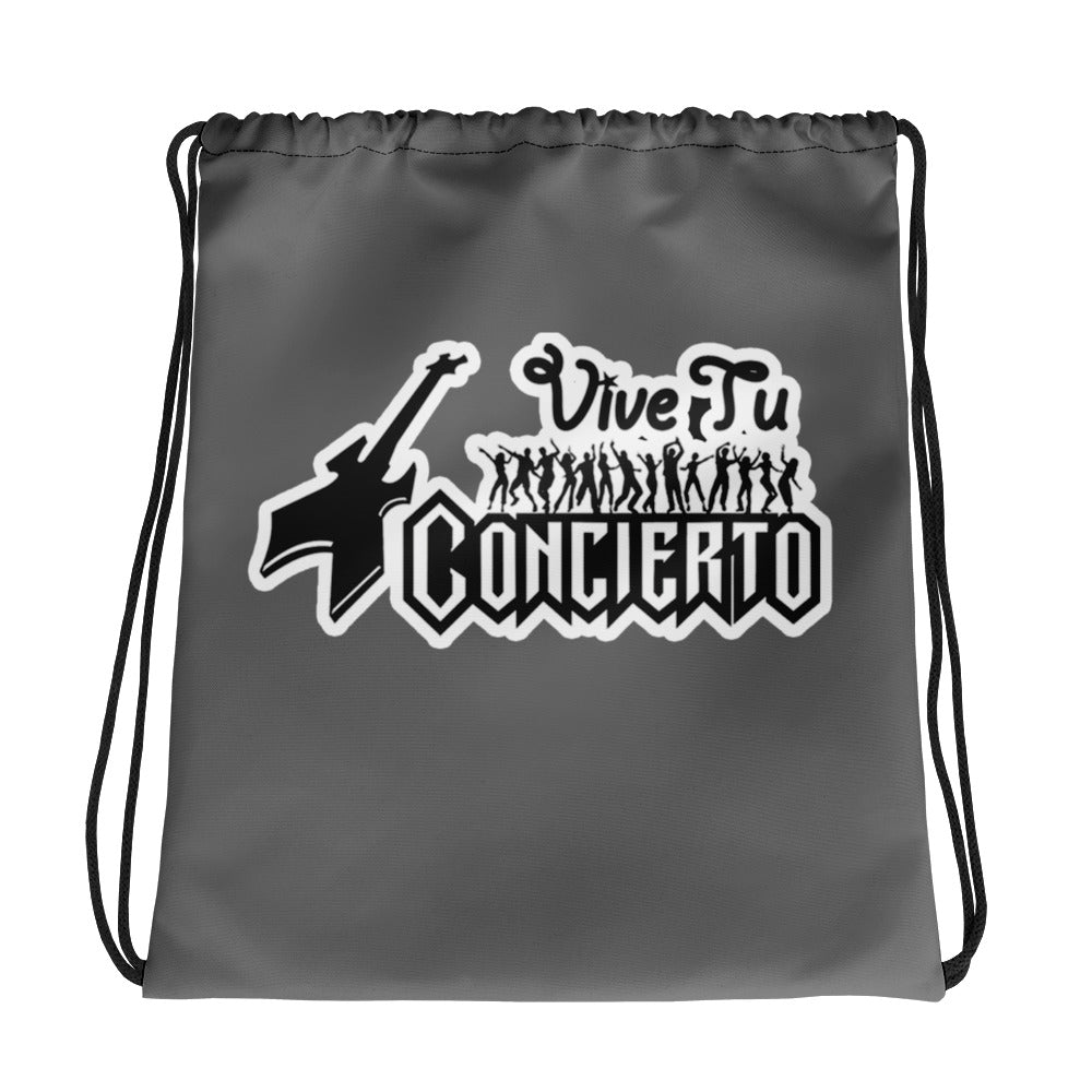 Vive Tu Concierto Sport Grey Drawstring bag