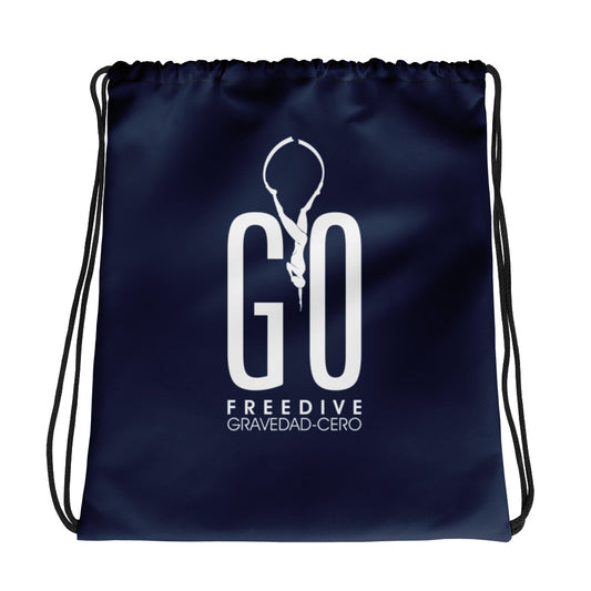 Freedive G0 Navy Drawstring bag