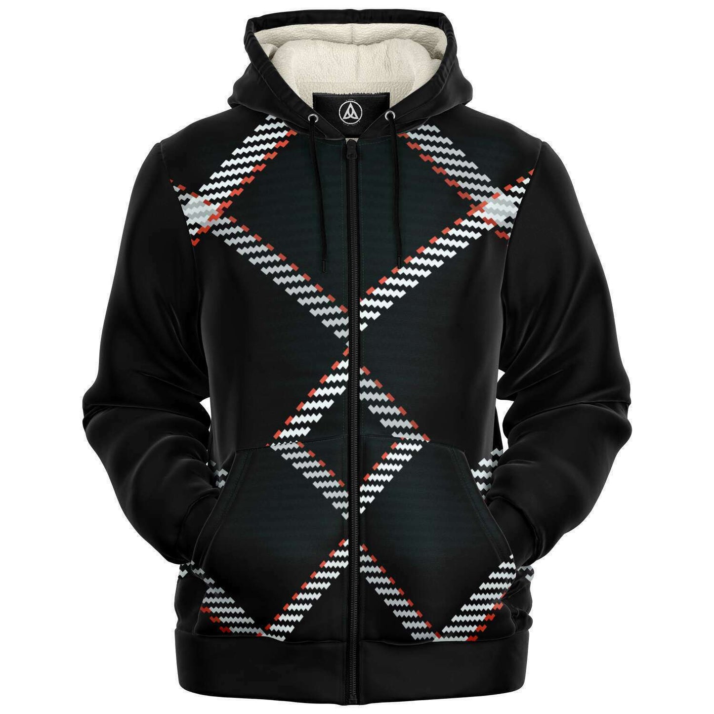 Black Breacan Microfleece Hoodie DESKA Clothing