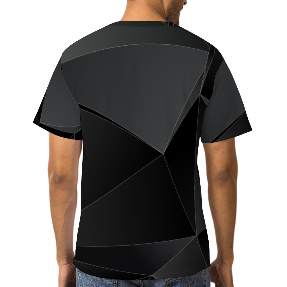 Fashion Lion Black Triangle T-Shirt