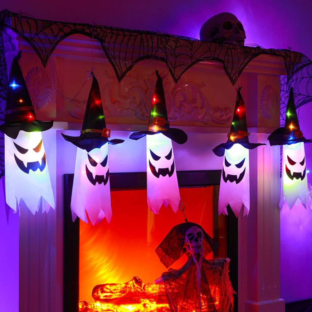 LED String Lights Ghost and Wizard