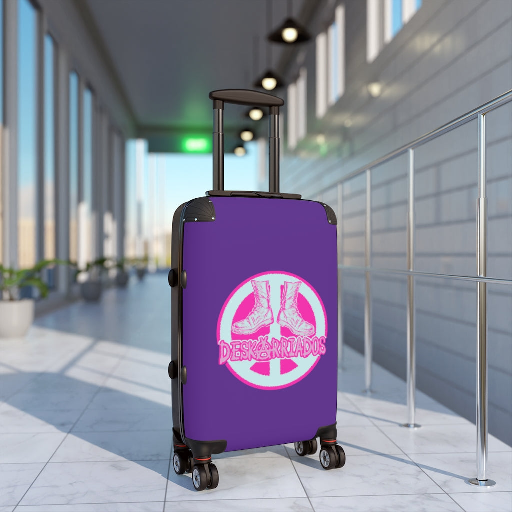 Deskarriados Classic Logo Lilac Vinto Cabin Suitcase