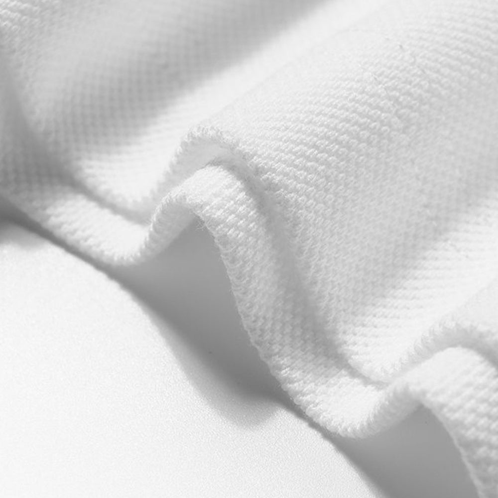 Buisy Men's White Classic Polo Shirt