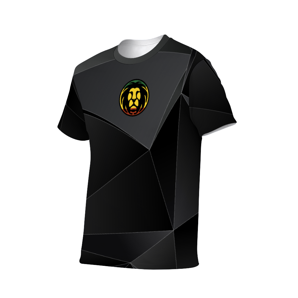 Fashion Lion Black Triangle T-Shirt
