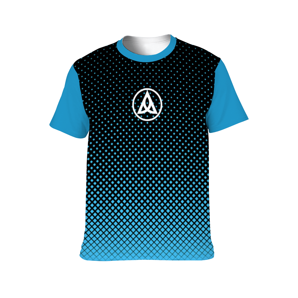 Deska Abstract Polygon Blue T-Shirt