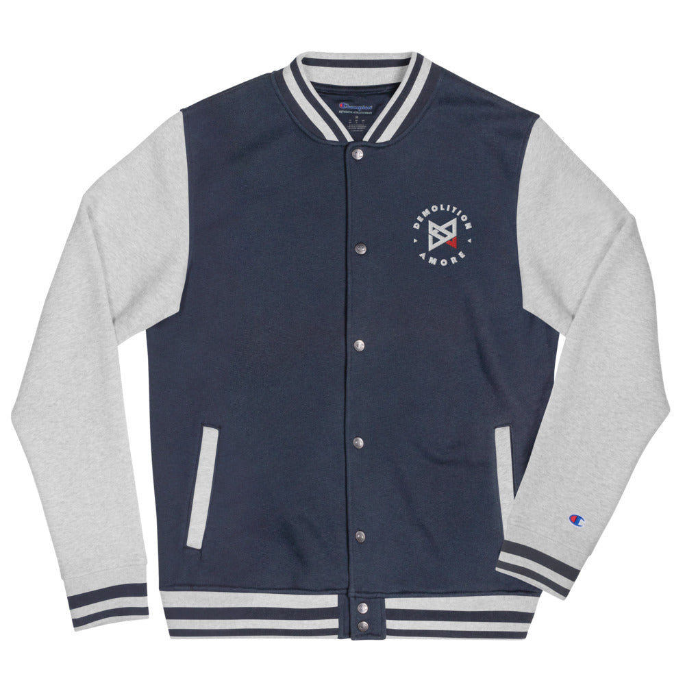 Demolition Amore Embroidered Champion Bomber Jacket