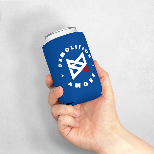 Demolition Amore Can Cooler Sleeve Blue