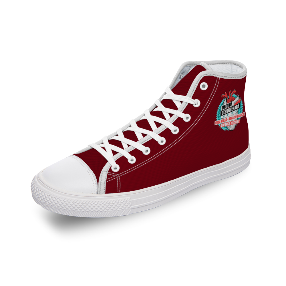 Botines Sinfonía Desordenada Vinotinto