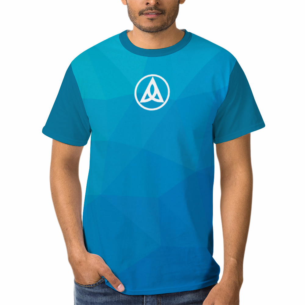 Blue Polygon T-Shirt