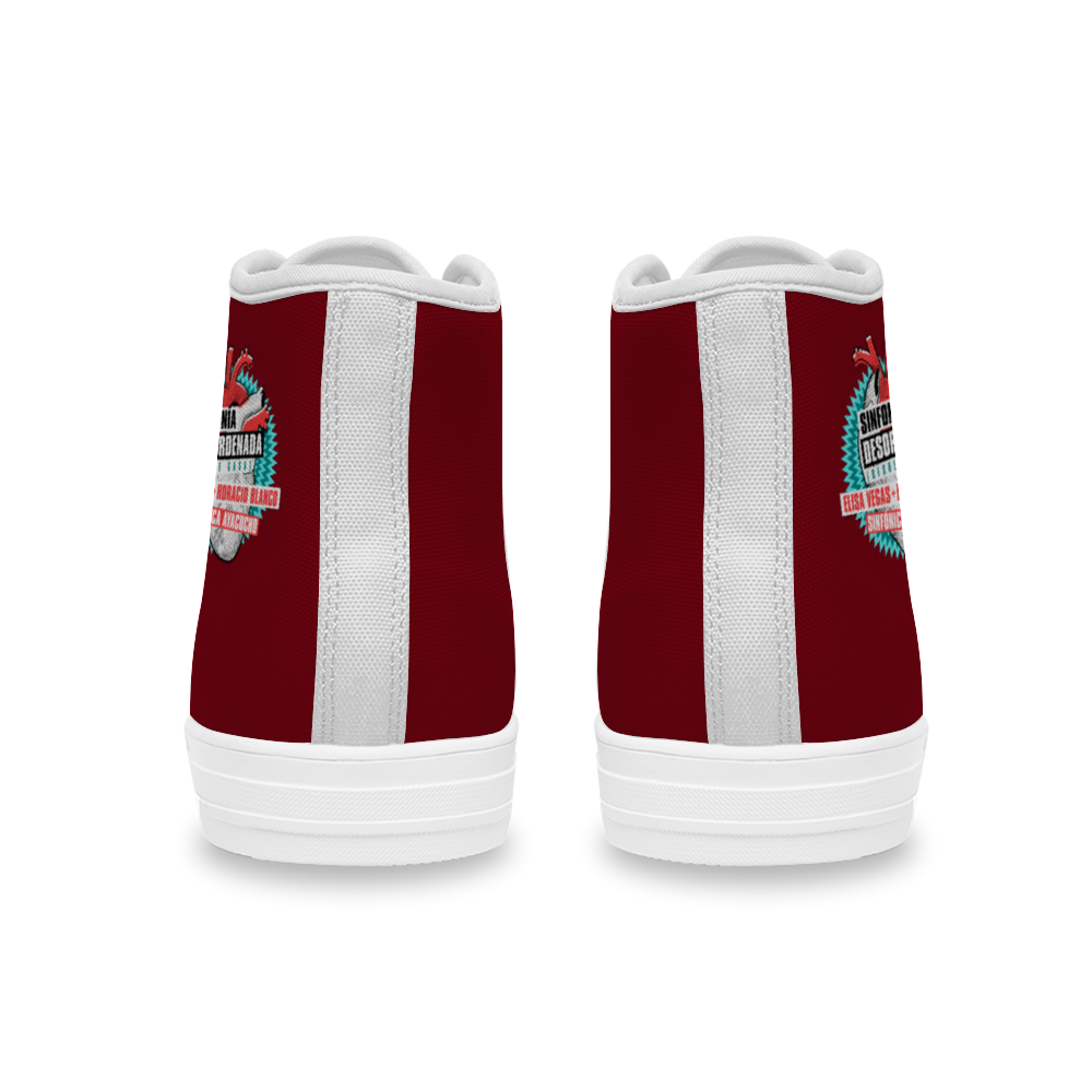 Botines Sinfonía Desordenada Vinotinto