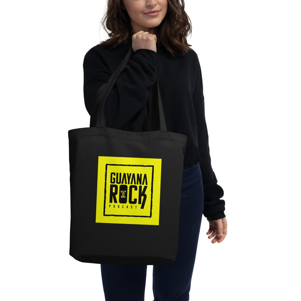 Guayana Rock Podcast Eco Tote Bag Black