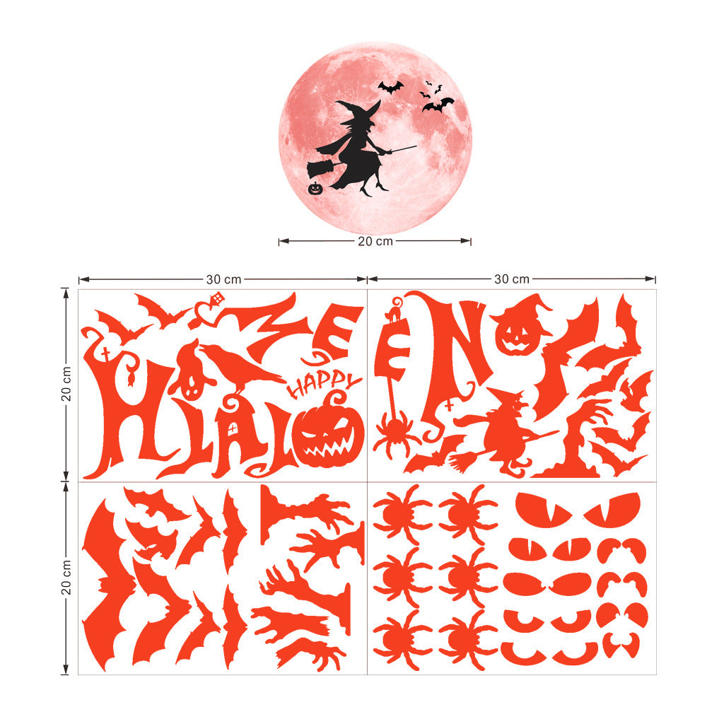 Halloween Nightglow PVC Stickers