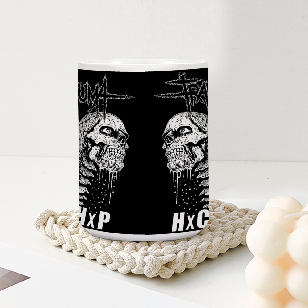 Trauma Skulls Coffee Mug 15 Oz