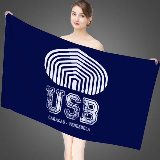 Toalla de Baño USB Azul Marino 90x150 cm