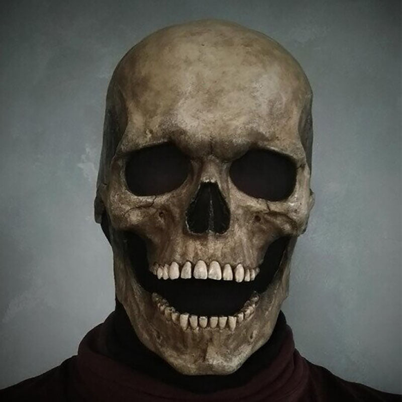 Halloween Mouth Moving Mask Skull