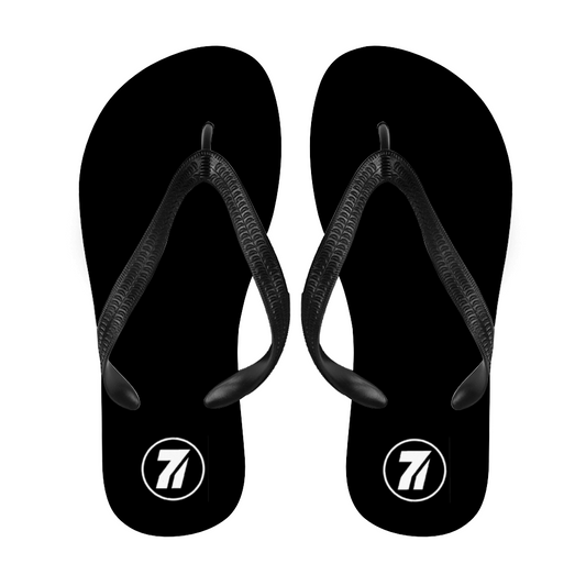 Séptimo Invitado Black 7 Adult Flip-Flops