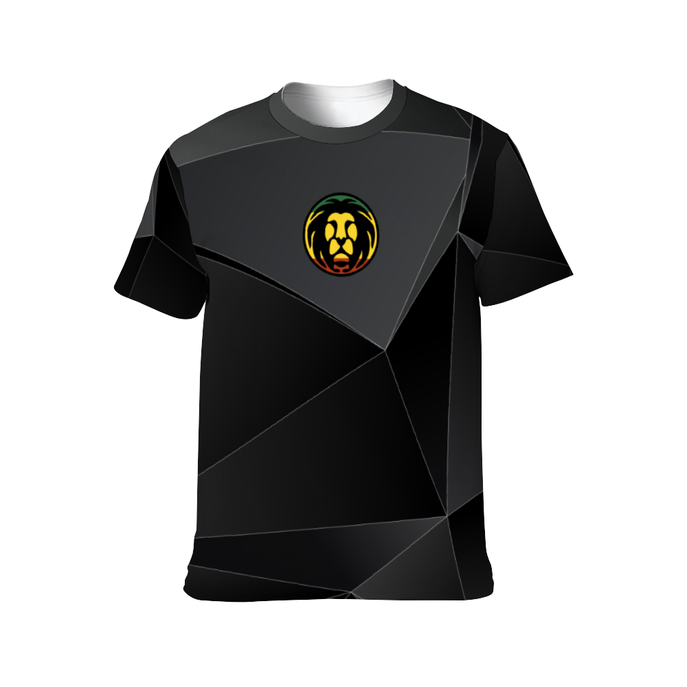 Fashion Lion Black Triangle T-Shirt
