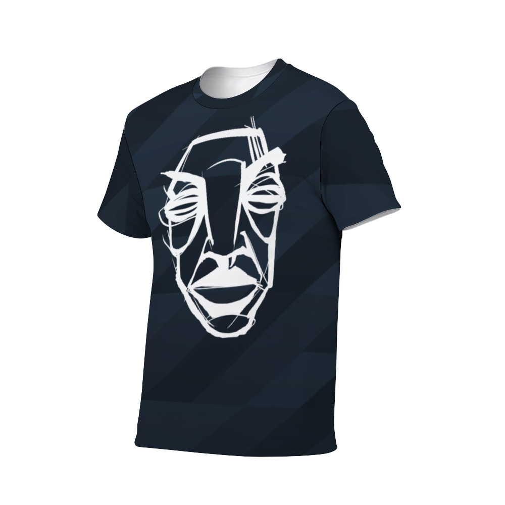 Buisy Black Gradient T-Shirt