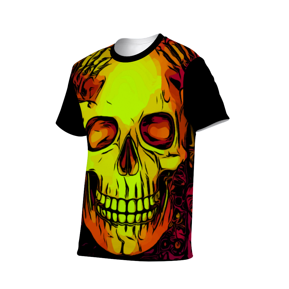 Skull Amethyst Yellow T-Shirt