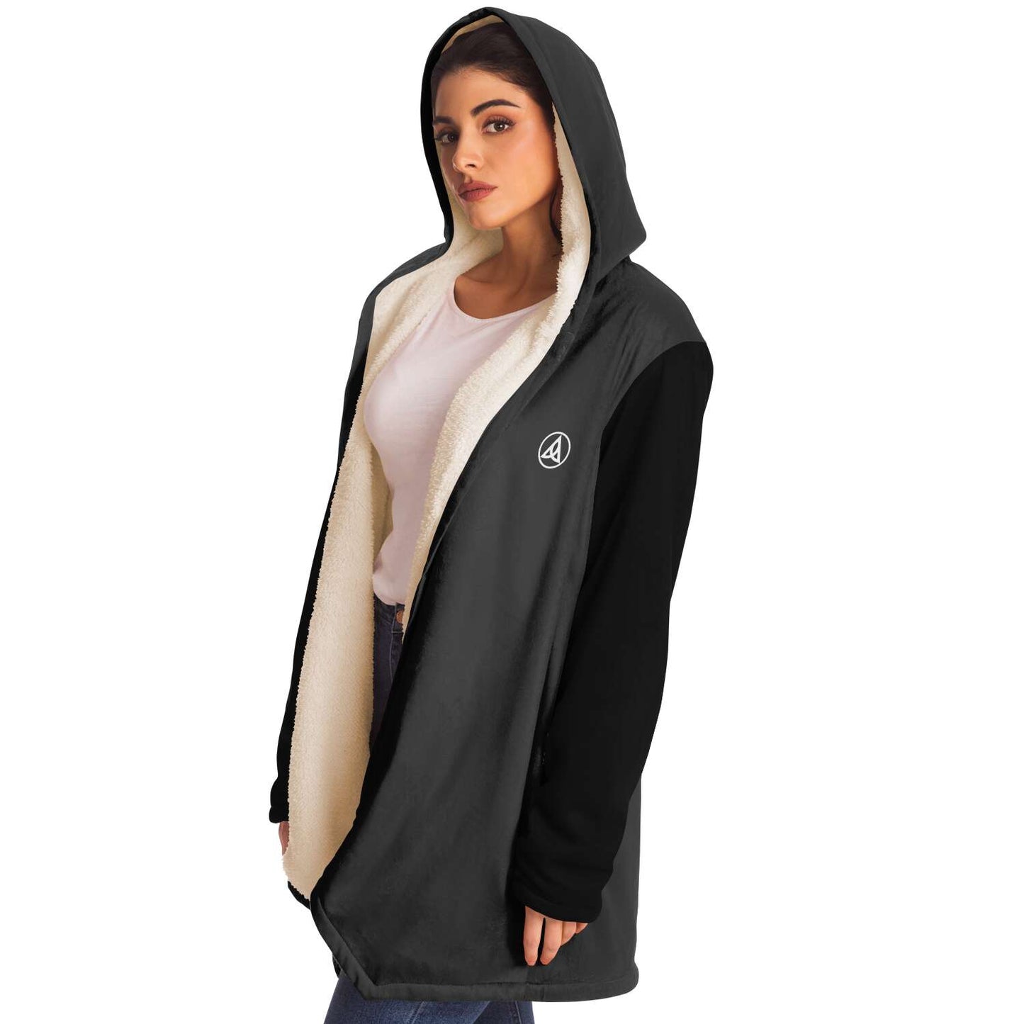 DESKA Clothing Microfleece Cloak Sport Grey