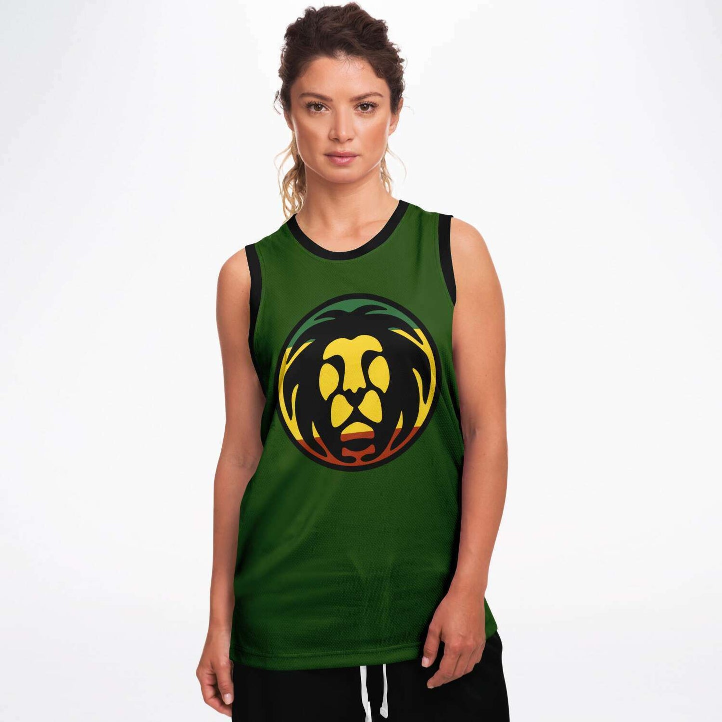 The Fashion Lion Basketball Jersey Green