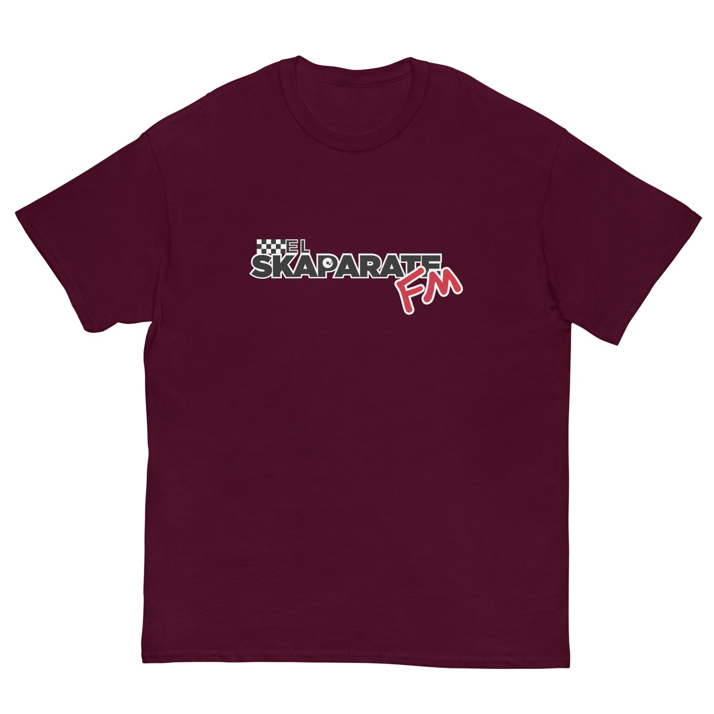 El Skaparate FM Classic Tee Marroon