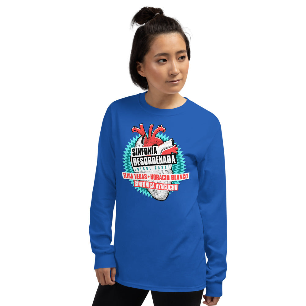 Camiseta Sinfonía Desordenada manga larga True Royal