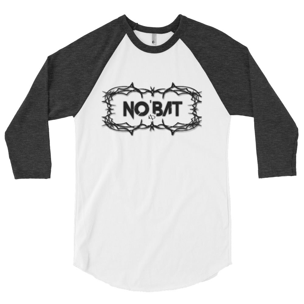 Camiseta tres cuartos No Bat Grey