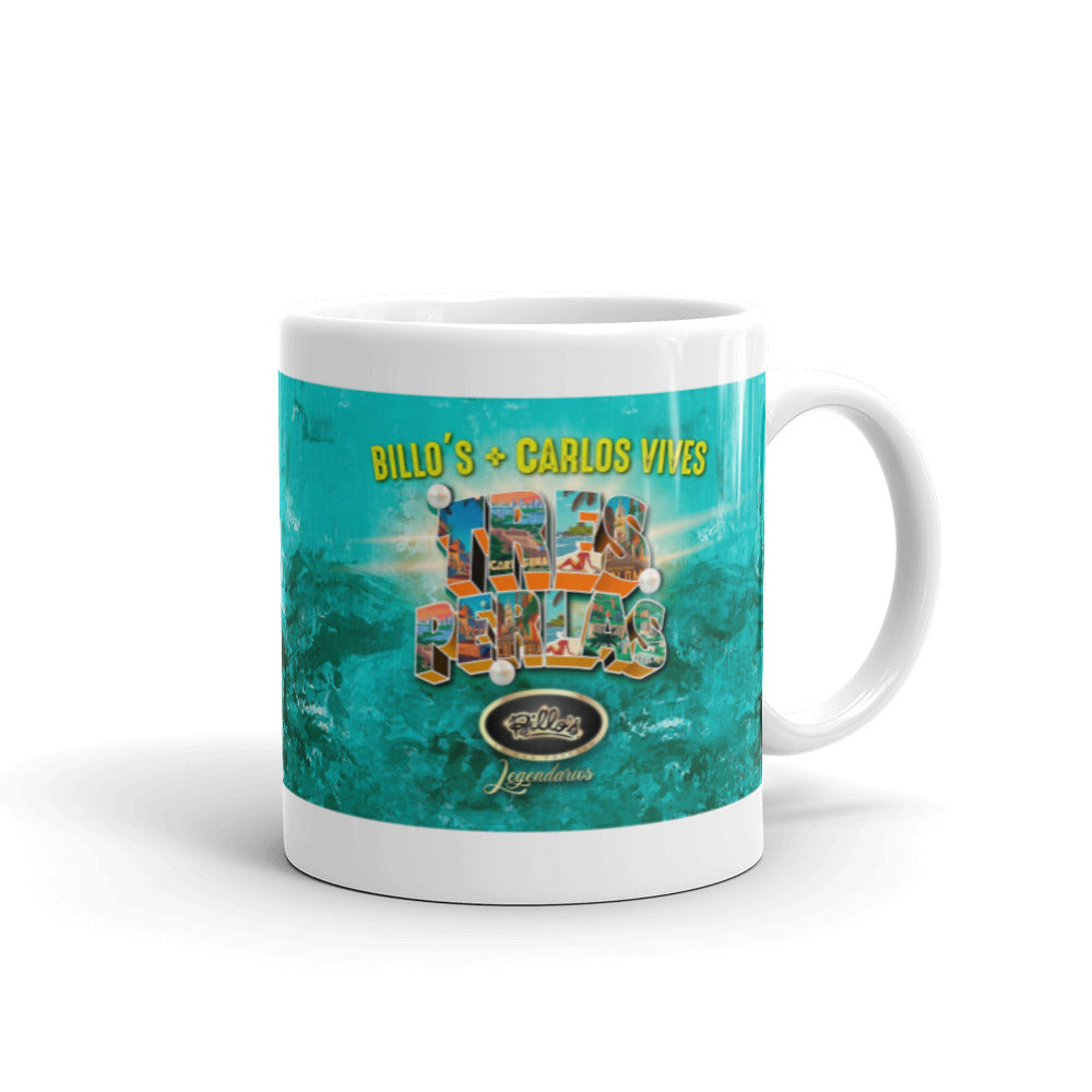 Taza Billos Legendarios Carlos Vives Tres Perlas
