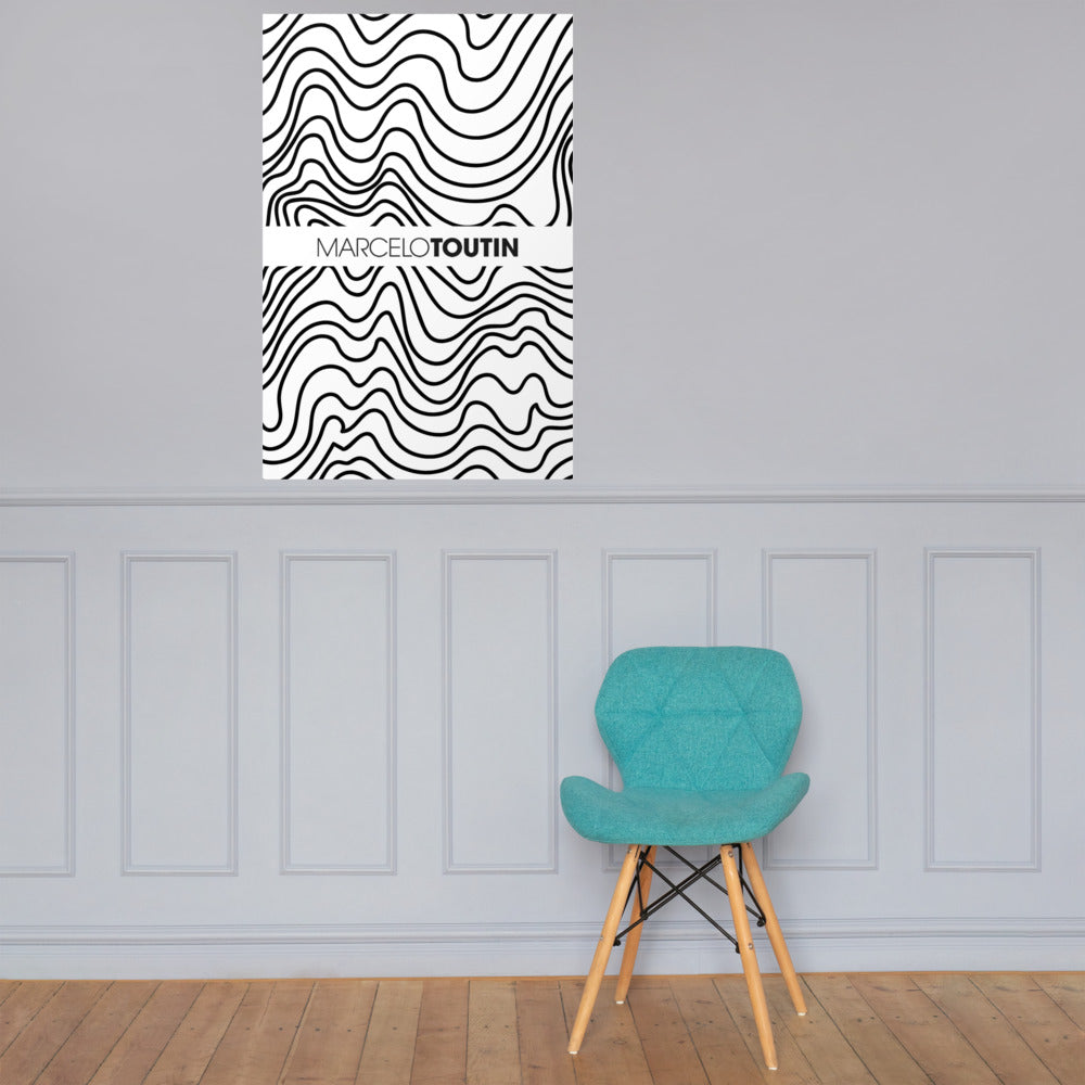 Póster Marcelo Toutin Waves