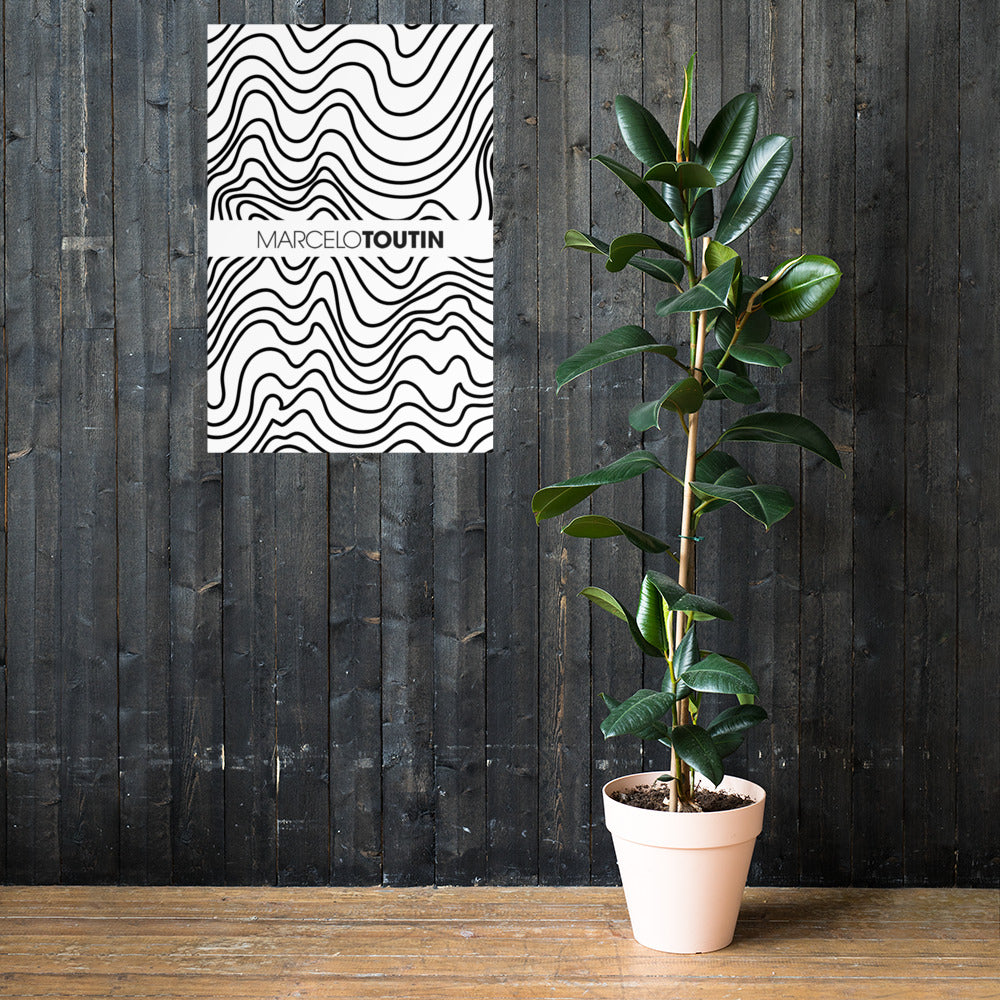 Póster Marcelo Toutin Waves