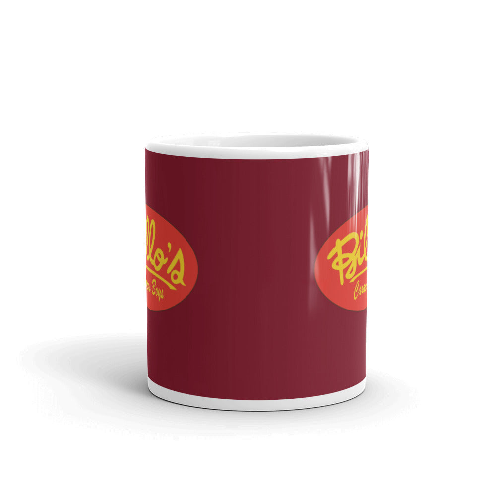 Taza Mug Billos Tradicional Vinotinto