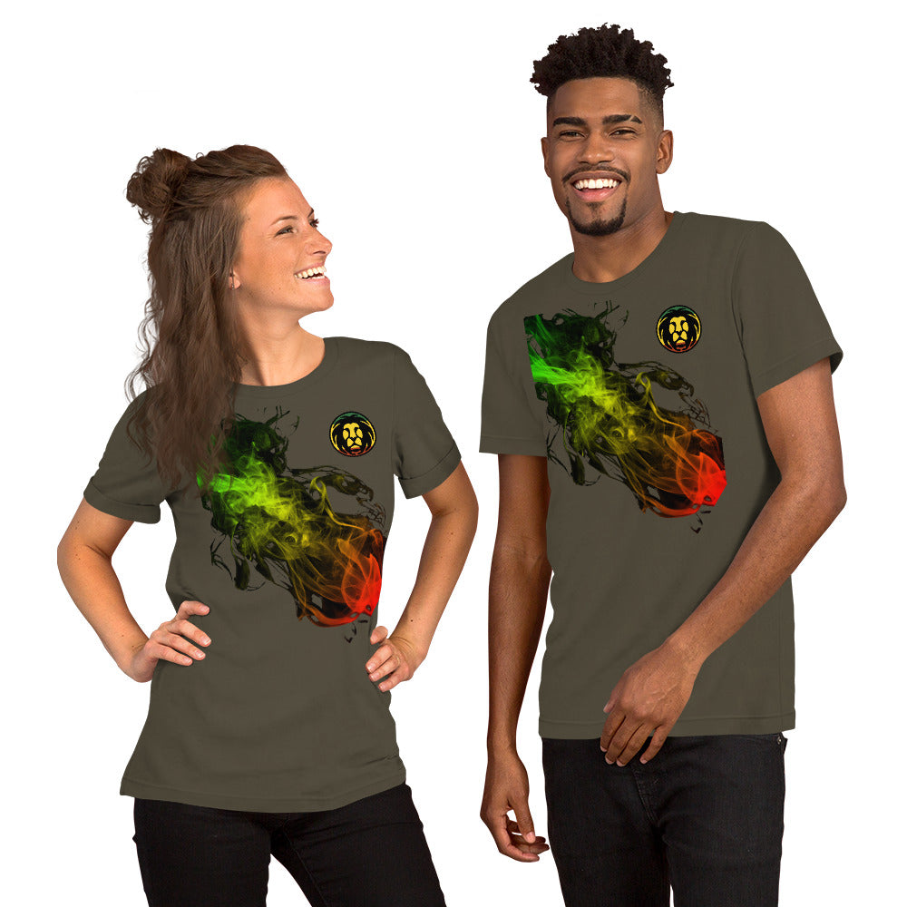 Fashion Lion Abstract 4 Short-Sleeve T-Shirt