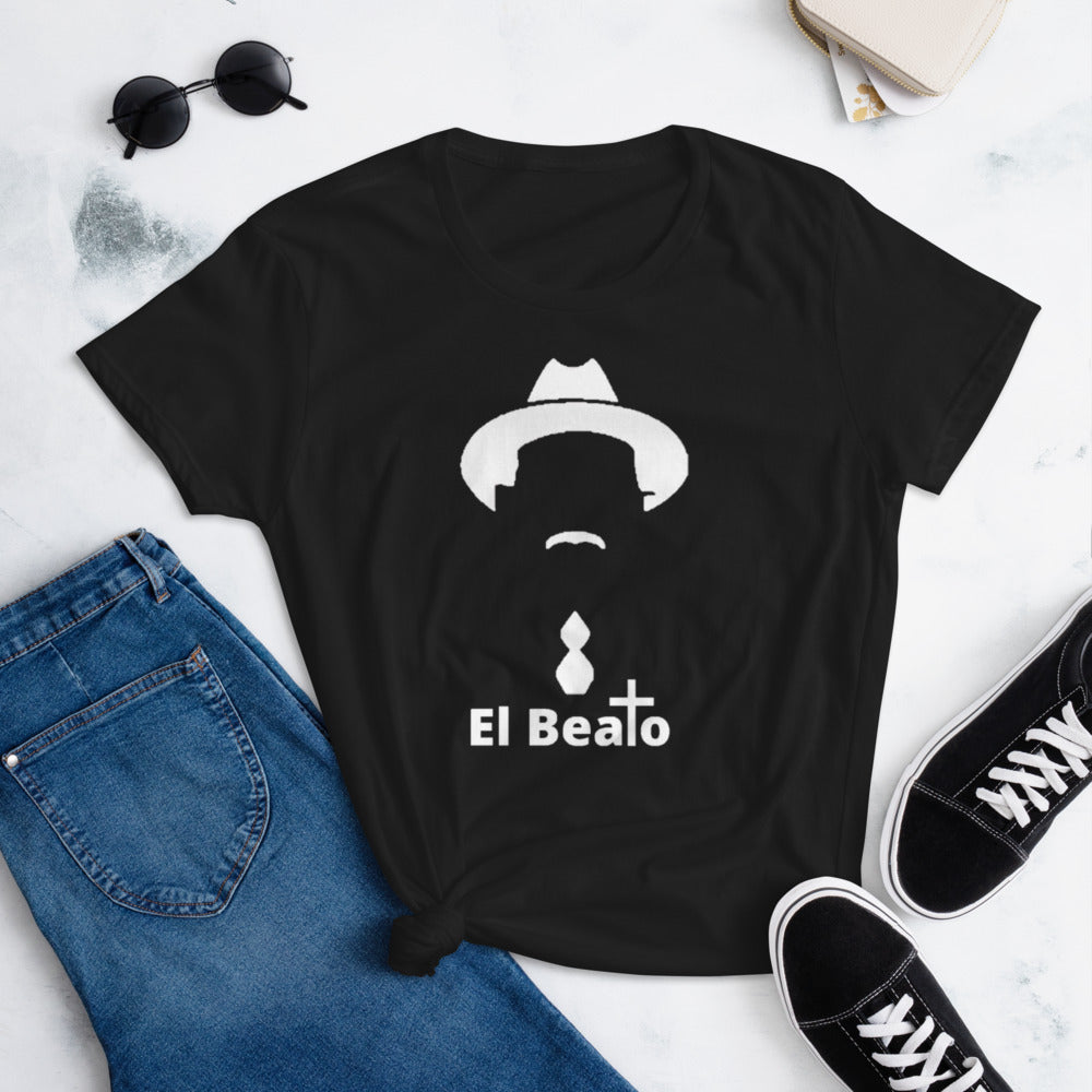 Franela mujer El Beato Black