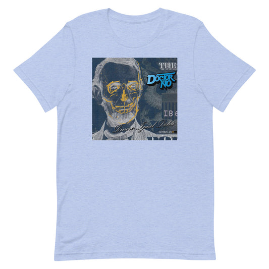 Camiseta Doctor No Dinero igual Delito Heather Blue