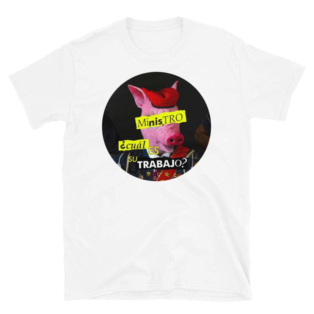 Camiseta Punk Ministro Cual es su trabajo