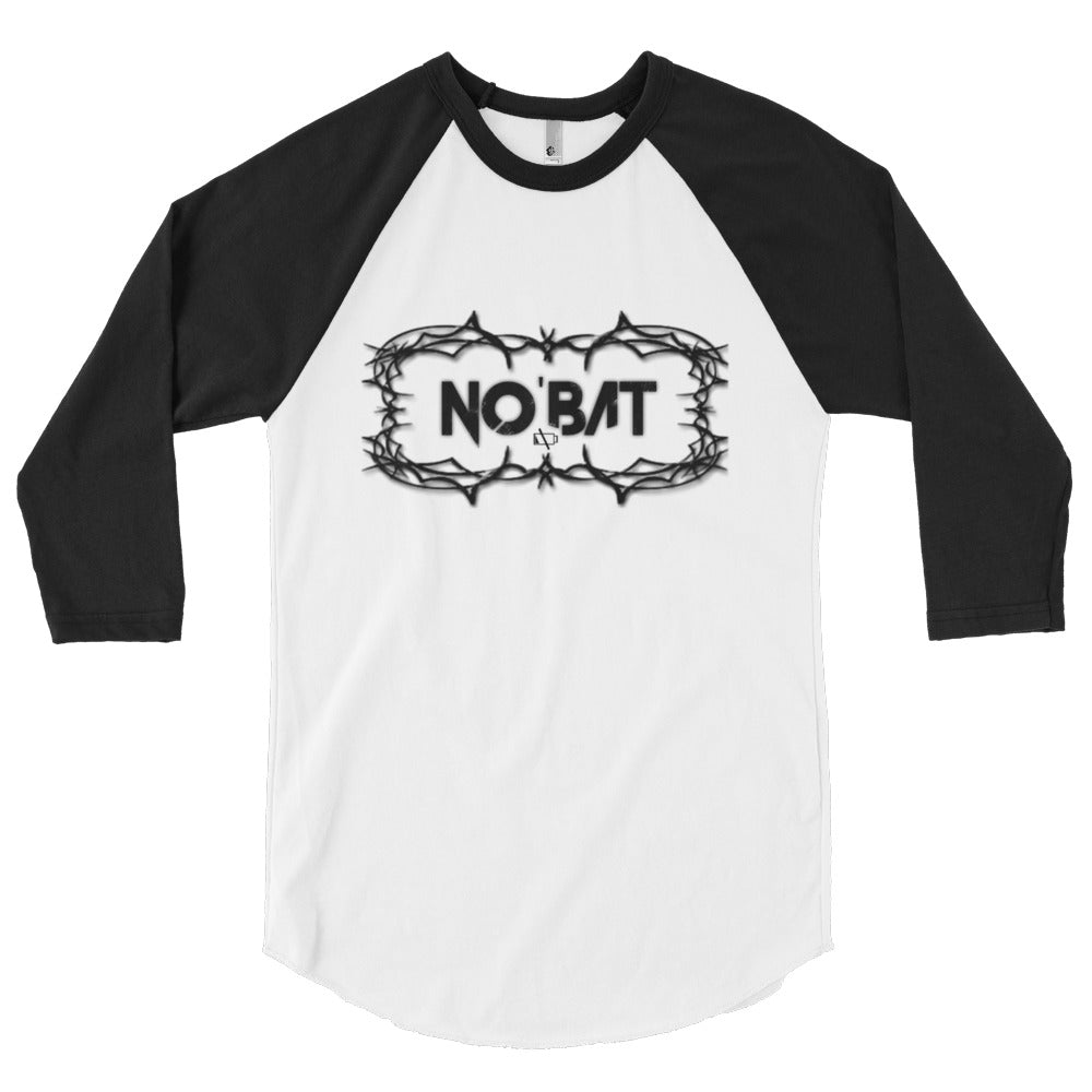 Camiseta tres cuartos No Bat White