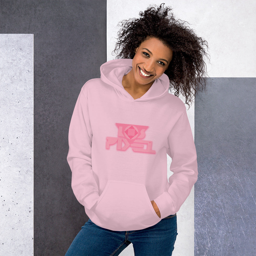 Sudadera con capucha Los Pixel Pink Pink