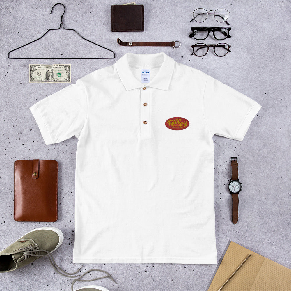 Polo bordado Billos Tradicional White