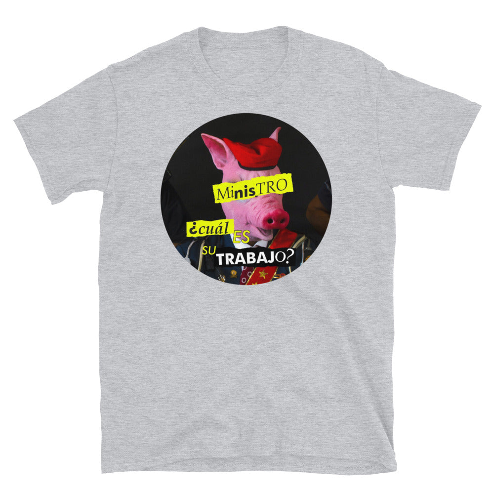 Camiseta Punk Ministro Cual es su trabajo