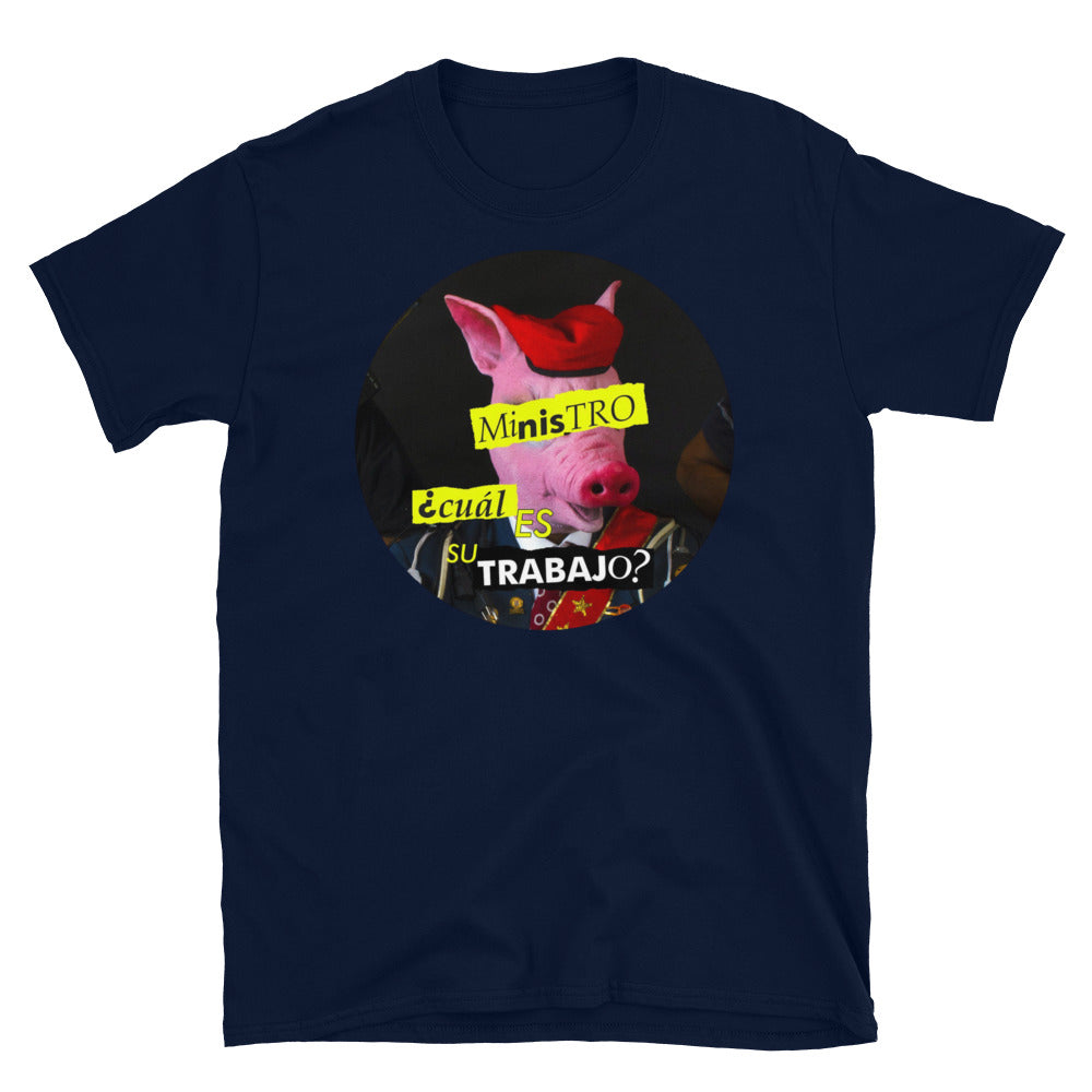 Camiseta Punk Ministro Cual es su trabajo