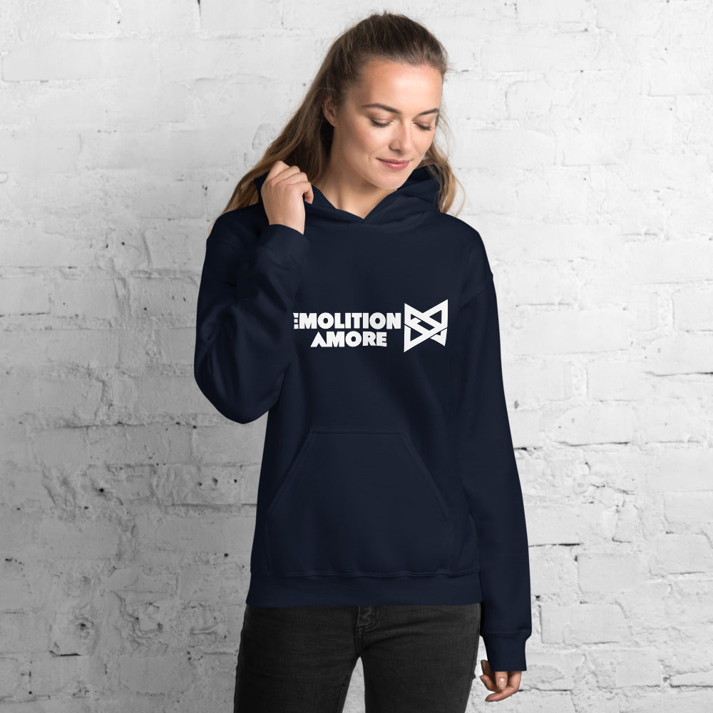 Demolition Amore Unisex Hoodie Navy