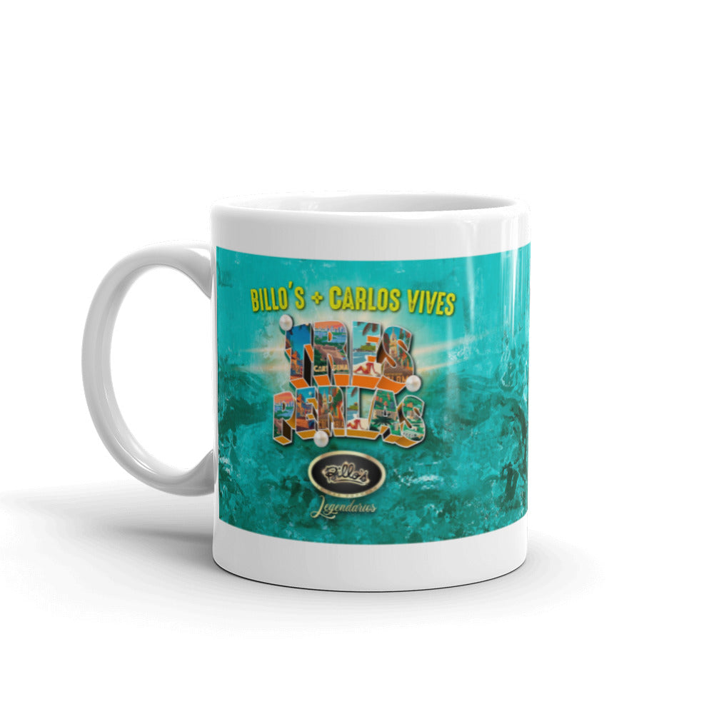 Taza Billos Legendarios Carlos Vives Tres Perlas