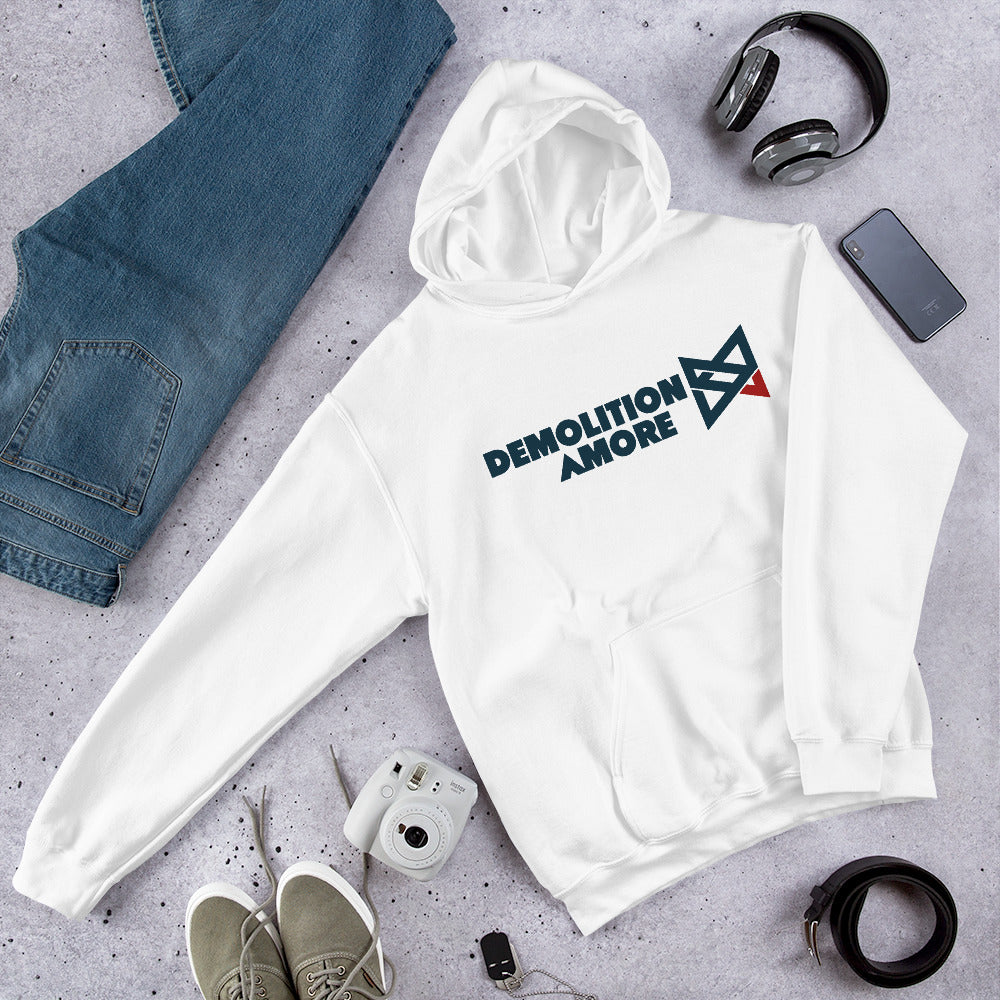 Demolition Amore Unisex Hoodie White