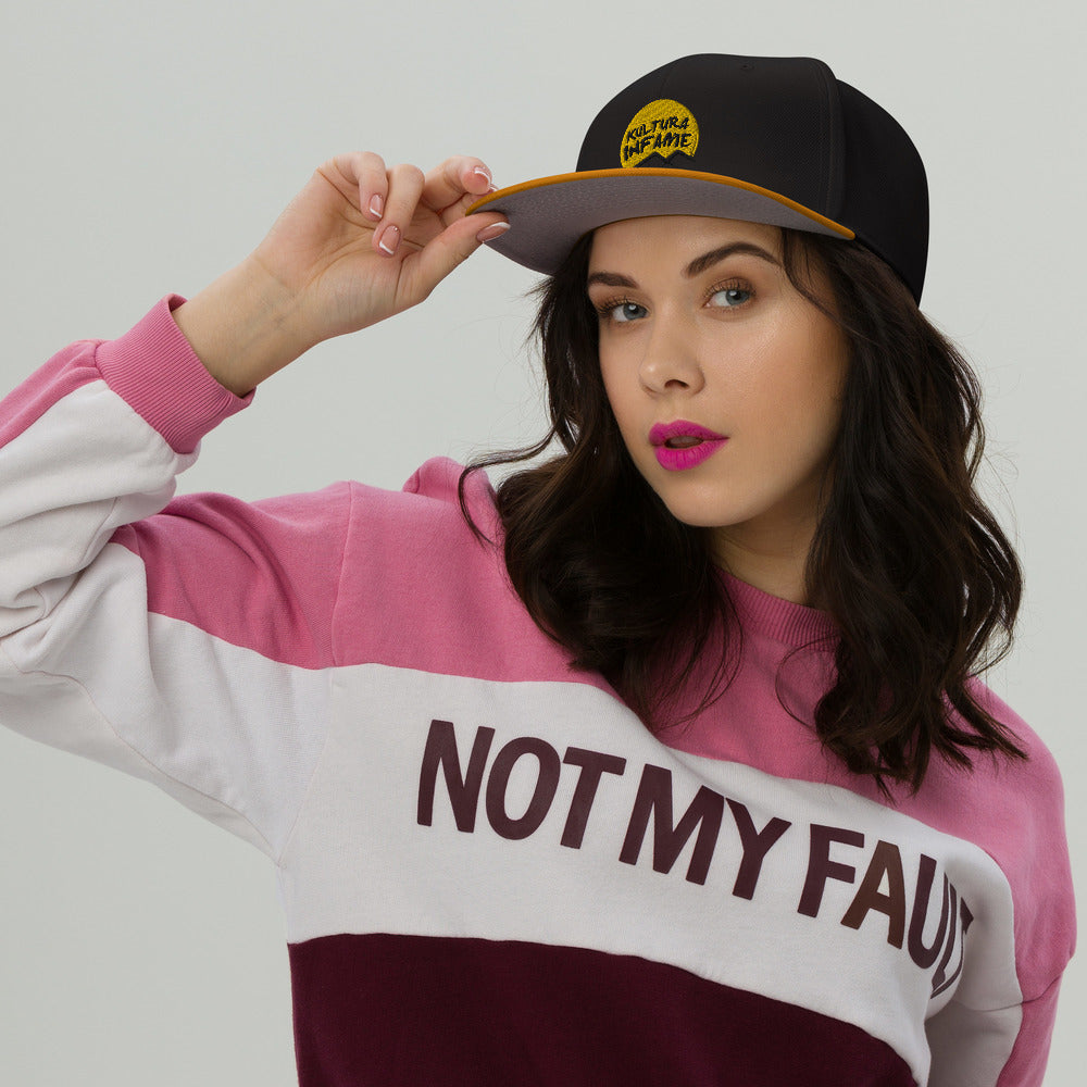 Kultura Infame Gold Snapback Hat
