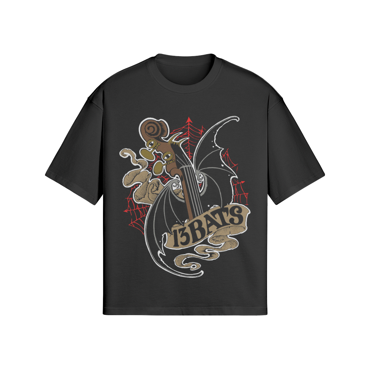 13 Bats Wins and Doublebass Oversized Tshirt