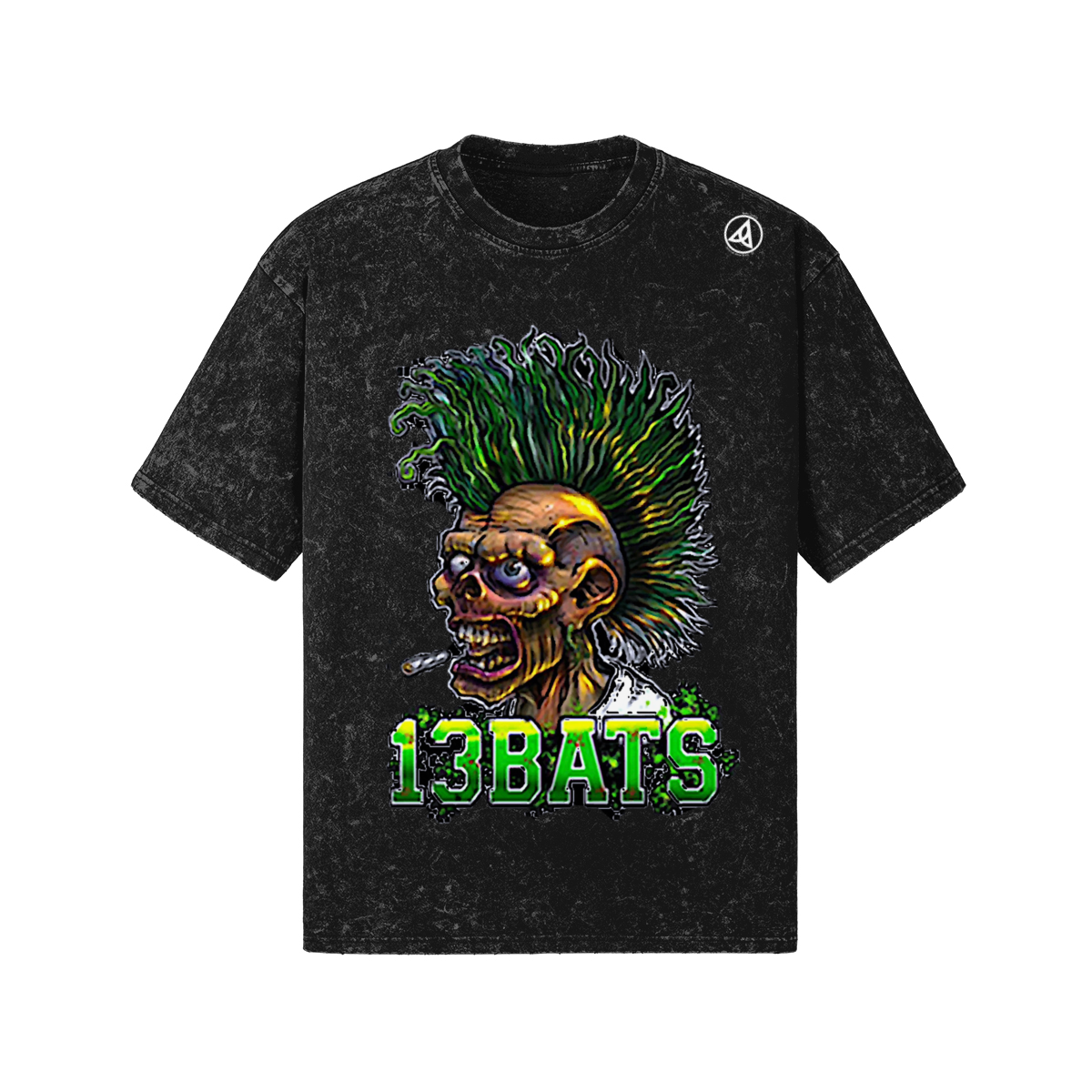 13 Bats Punk Snow Wash Tshirt