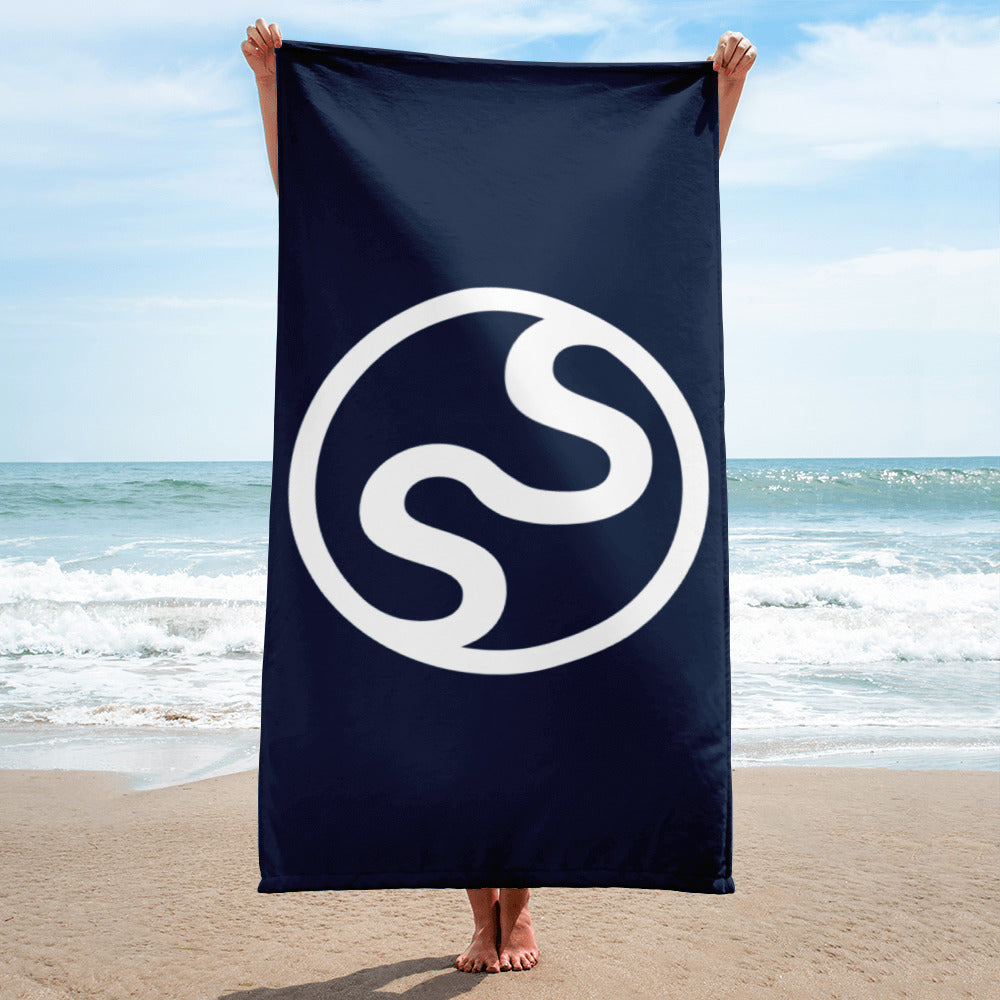 Star Swims Navy Towel