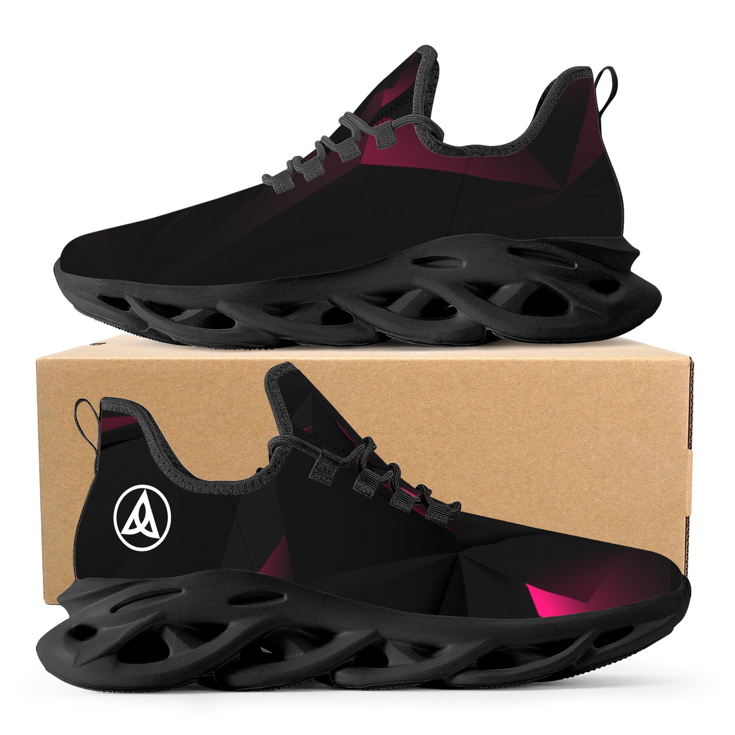 Deska Abstract Polygon Flex Control Sneaker Black Ruby